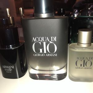 Giorgio Armani 3 bottle set. Almost 60% off.